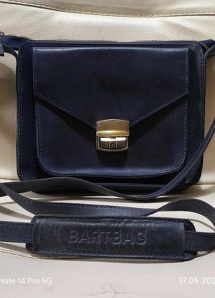 Кожаная сумка-кроссбоди bartbag
