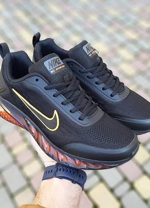 Nike max advantage 2 чорні з помаранчевим