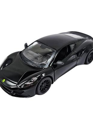 Инерционная машинка lotus emira kinsmart kt5441w металлическая, 13 см черный