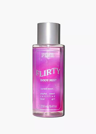 Парфумований спрей / міст для тіла victoria's secret pink flirty розпив