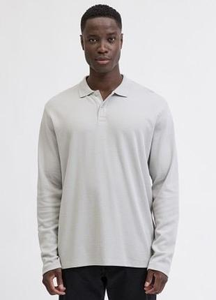 🥰 бавовняний лонгслів поло jacamo 3xl