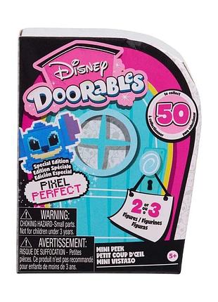 Ігровий набір disney doorables серії "mini peek" s12 - маленький піксельний будиночок