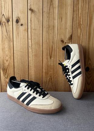 Нові шкіряні весняні літні чоловічі кросівки кеди взуття adidas samba