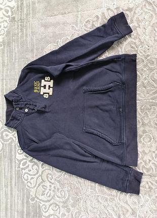 Темно синяя кофта tommy hilfiger m, с пуговицами