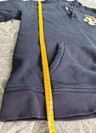 Темно синя кофта tommy hilfiger m, з гудзиками 3
