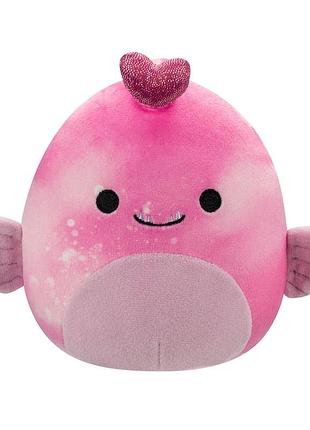 М'яка іграшка squishmallows – риба-вудильник сі (19 cm)