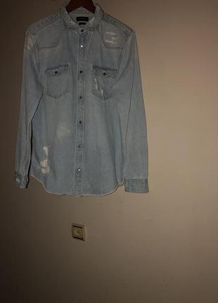 Джинсова  сорочка zara original