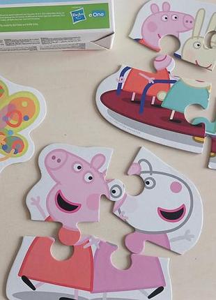 Пазлы 3 в 1, peppa pig, крупные элементы 2