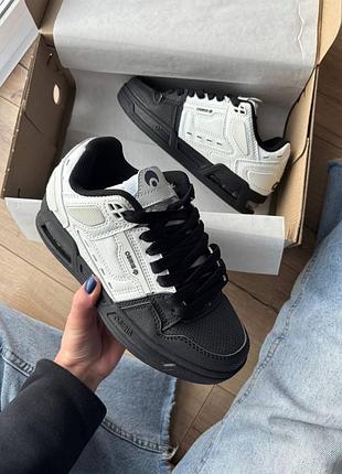 👟 кросівки   osiris peril white black       / наложка bs👟