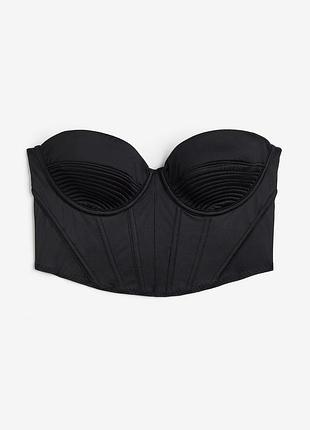 Новий атласний напівкорсет h&m