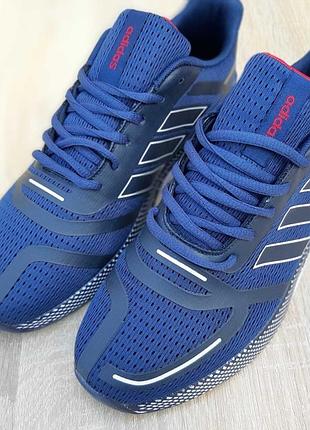 Adidas nova run синие 3