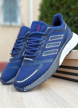 Adidas nova run синие 5