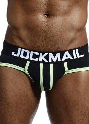 Jockmail влагопоглощающие стильные мужские брифы, в наличии два цвета цвета цвета раз. xl