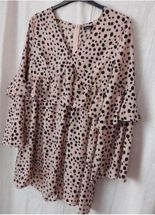 Туника шелковая boohoo роз. 50
