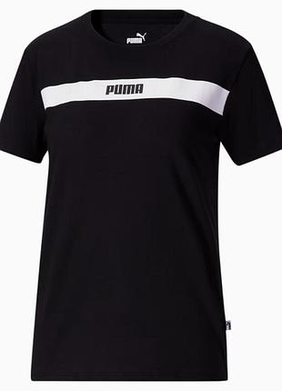 Футболка жіноча бавовна puma. цвет: puma black.