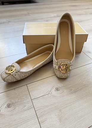 Балетки michael kors, шкіра, розмір 38