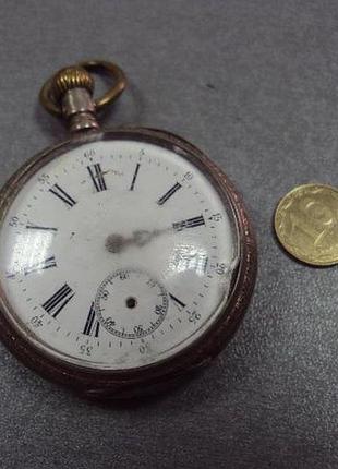 Часы карманные 1895 coldene medaille ancre remontoir серебро №59 (№1425)