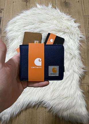 Кошелек кархарт | кошелек carhartt 11x9 см из нейлона синий