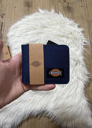Гаманець dickies | компактний нейлоновий гаманець 11×9 см у практичному streetwear дизайні синій