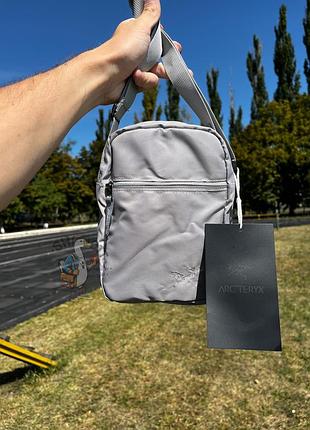 Сумка через плечо arc'teryx | мессенджер арктерикс | барсетка арктерикс серый