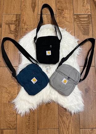 Сумка через плечо carhartt | вильветова carhartt | барсетка кархартт коричневый