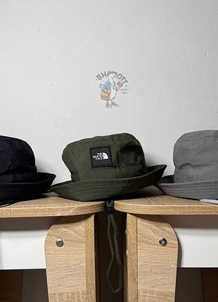 Панама tnf | cap the north face | кепка тнф сірий
