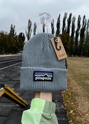 Шапка patagonia | зимняя шапка патагония | зимняя шапка патагония серый