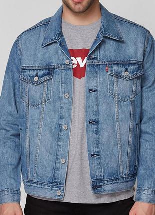 Джинсова чоловіка куртка levi's