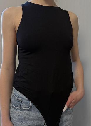 Чорний боді zara