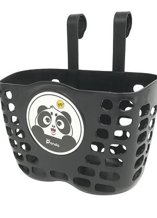 Корзина пластиковая panda, черная (kos072)