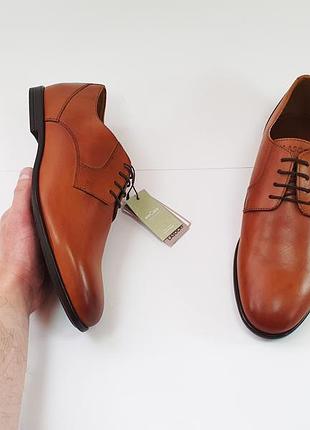 Чоловічі туфлі lasocki 43 28 см 9 uk коричневі