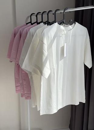 Бавовняня футболка біла zara xs/s та m/l