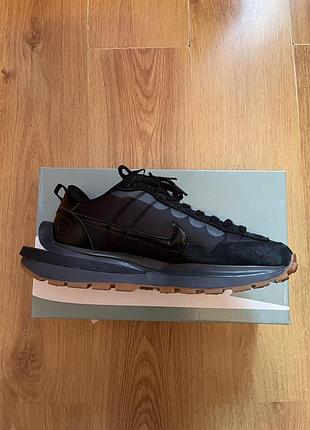 Кросівки nike sacai black vaporwafle найк сакай