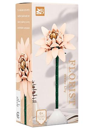 Детский конструктор water lily 33045-7 серии "florist", 102 детали