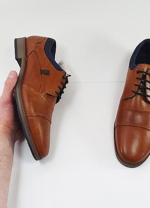 Чоловічі туфлі pier one 44 28.5-29 см 10 uk коричневі