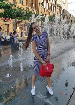 Сукня зебра модна