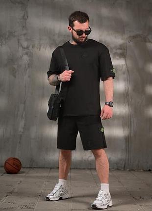 Костюм stone island black ра4927(k6 5 - 00)