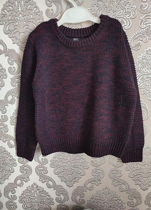 Теплый вязаный свитер matalan для мальчика