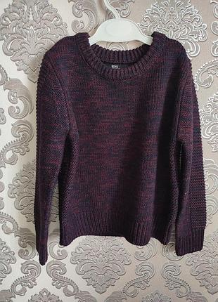Теплый вязаный свитер matalan для мальчика