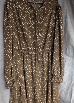 Сукня shein curve у горошок 3xl