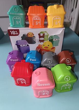 Игрушка с животными, немного бы в, играли пару раз
!! немного надерованная коробка