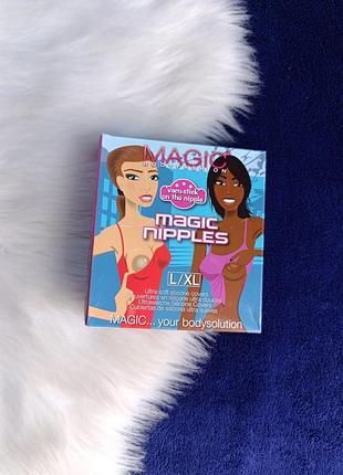 Силиконовые накладки на соски magic bodyfashion magic nipples в размере l/xl