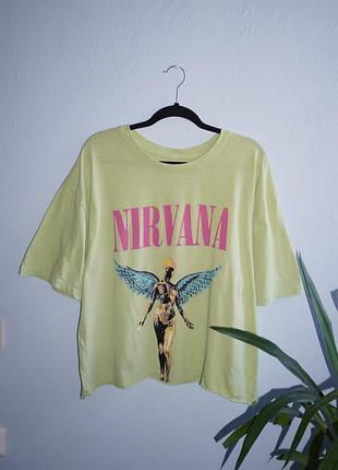 Жіноча бавовняна футболка nirvana