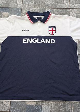 Umbro england 2002-2004 travel polo shirt vintage