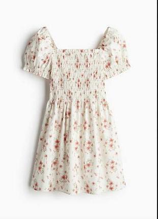 H&amp;m красивое световое платье резинка на талии