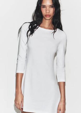 Сукня жіноча біла zara new
