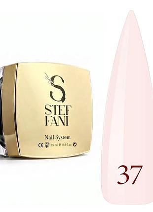 Гель для нігтів builder gel steffani 37 ніжно-рожевий, 15 мл