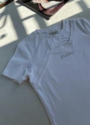 Нова біла футболка guess