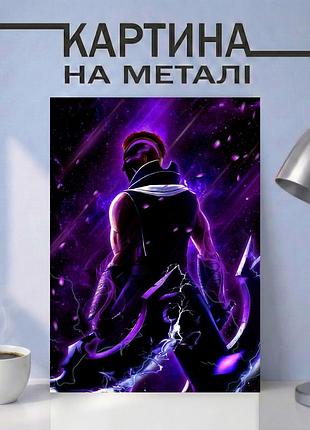 Картина на металле 30х40 (а3) dota 2 — с персонажем anti-mage, уникальный подарок
