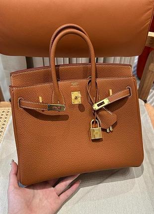 Сумка hermes birkin ручная работа togo позолоченые аксессуары
